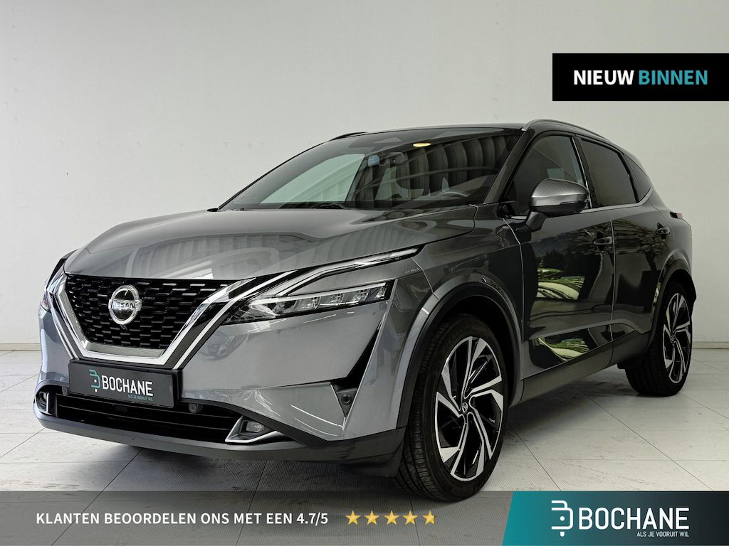 Nissan Qashqai 1.3 MHEV Xtronic Tekna Plus | Trekhaak | Panoramadak | Leder | 360° Camera |