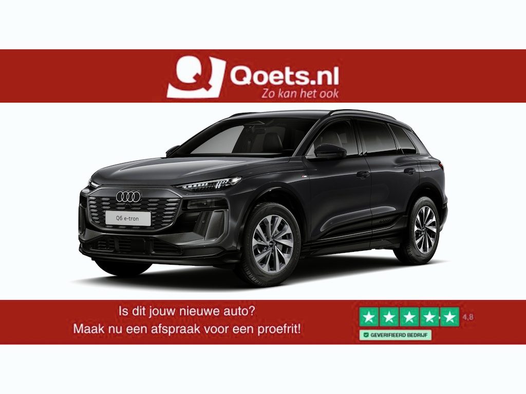 Audi Q6 e-tron S edition quattro 100 kWh Tech Pro - Getinte Ruiten - 3-spaaks stuurwiel - Augmented reality head-up display - MMI experience plus met B&O - Adaptive air suspension -