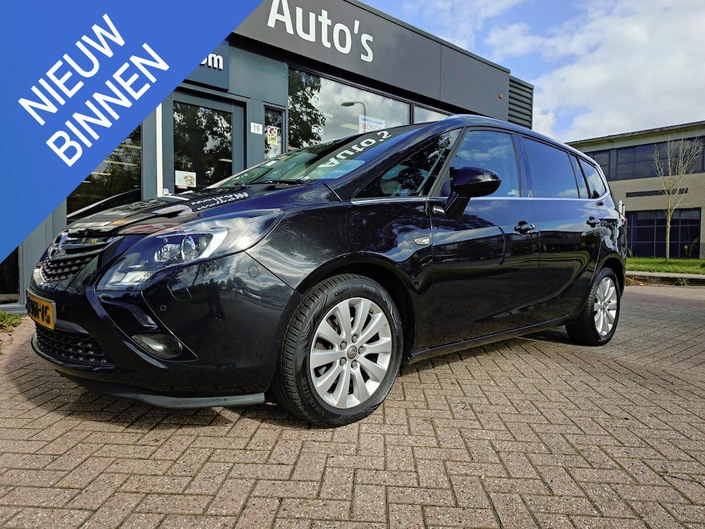 Opel Zafira Tourer 1.4 Turbo Online Edition Automaat, PDC V+A, Leder, Trekhaak, Navi, Stoelverwarming