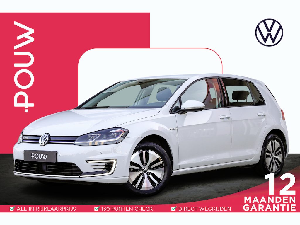 Volkswagen E-Golf 136pk E-DITION | Parkeersensoren | Adaptive Cruise | LM Velgen 16"