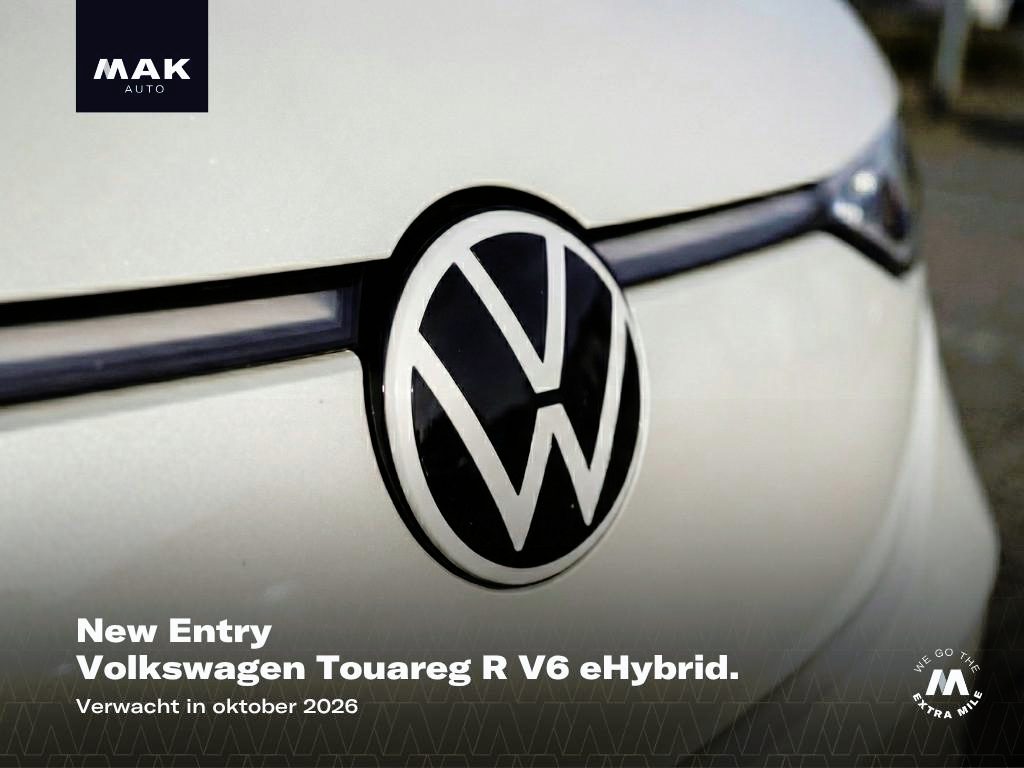 Volkswagen Touareg R V6 eHybrid 4Motion pano, tr.haak, Dynaudio, 22'', luchtv., matrix-LED, memory, HUD, keyless, ACC, privacy