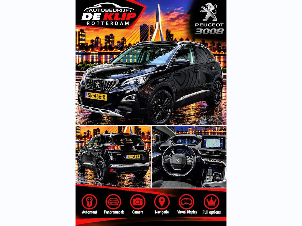 Peugeot 3008 1.6 e-THP Blue Lease Premium|Automaat|Panoramadak|