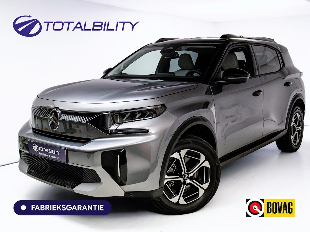 Citroën C3 Aircross 1.2 Hybrid 145pk Max | Camera | Led Vision | Climate-control | Navigatie | App-connect | Cruise | Privacy Glas, Side-assist, PDC V+A, Draadloze Tel.lader