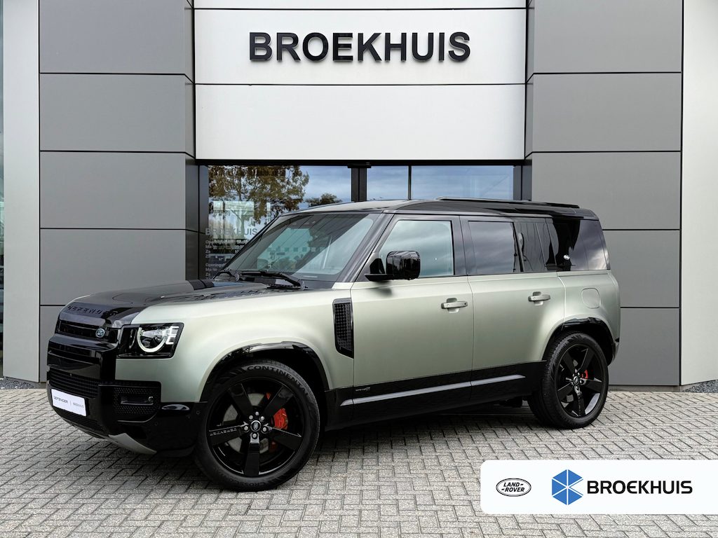 Land Rover Defender 110 P400e 110 X | Satin PPF | El. trekhaak | Koelbox | 22" | Pano | Cold Climate | Head-Up | 4-Zone Climate