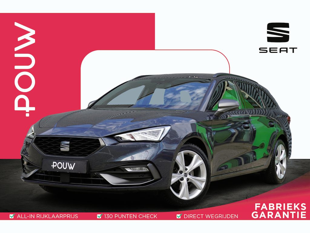 SEAT Leon Sportstourer 1.0 eTSI 110pk DSG FR Business Intense | Adaptive Cruise | Achteruitrijcamera | Navigatie | Fulllink
