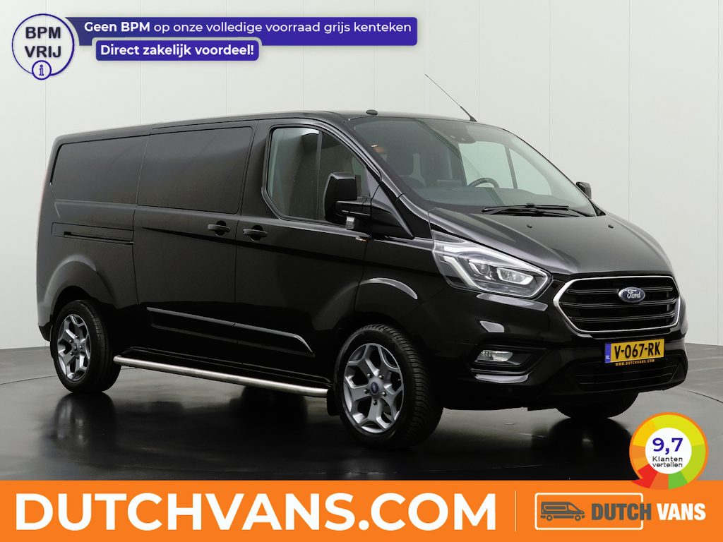 Ford Transit Custom 2.0TDCI 170PK Lang Dubbele Cabine Limited | Multimedia | Camera | Trekhaak | 2xSchuifdeur