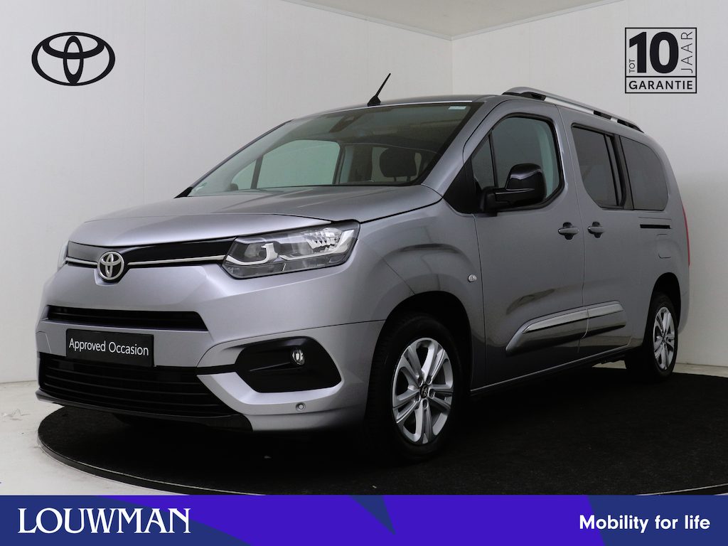 Toyota PROACE CITY Verso 1.2 Turbo Dynamic Long 7p. Automaat | Dealer onderhouden | Climate Control | Navigatie | Apple CarPlay/Android Auto | Cruise Control | Parkeersensoren voor+achter | Achteruitrijcamera | Bluetooth |