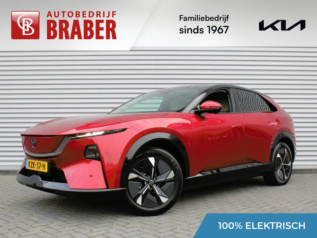 Mazda CX-6e Takumi Business Edition 78 kWh | Stuur-/stoelverwarming + ventilatie | Leer | Pano | 360 Camera | Dodehoek detectie | Elek. stoelverstelling + achterklep |