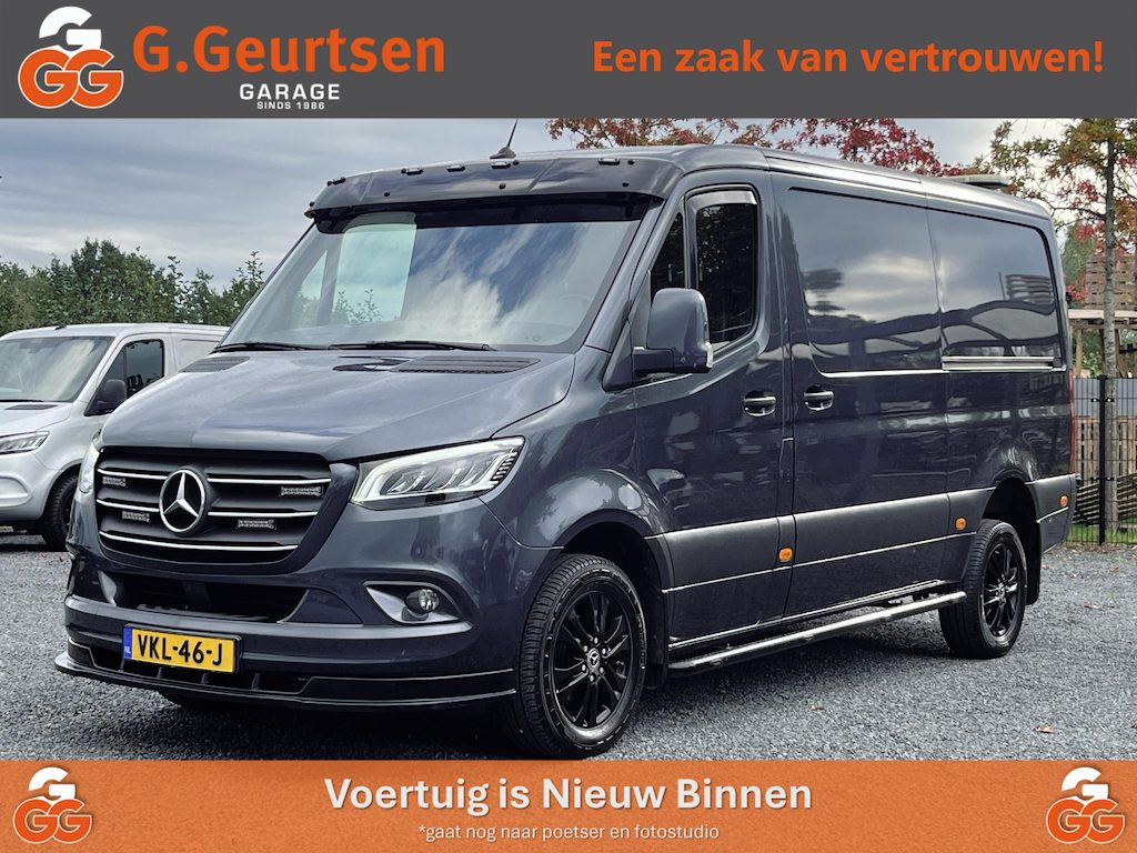 Mercedes-Benz Sprinter 319 3.0 CDI L2H1 Marge! Dubbele schuifdeur, LED, Leder, Cruise Control, Grote MBux