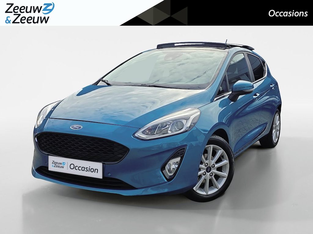 Ford Fiesta 1.0 EcoBoost Titanium | Panoramadak | B&O Sound | Winter Pack | Achteruitrijcamera | 12 maanden garantie! |