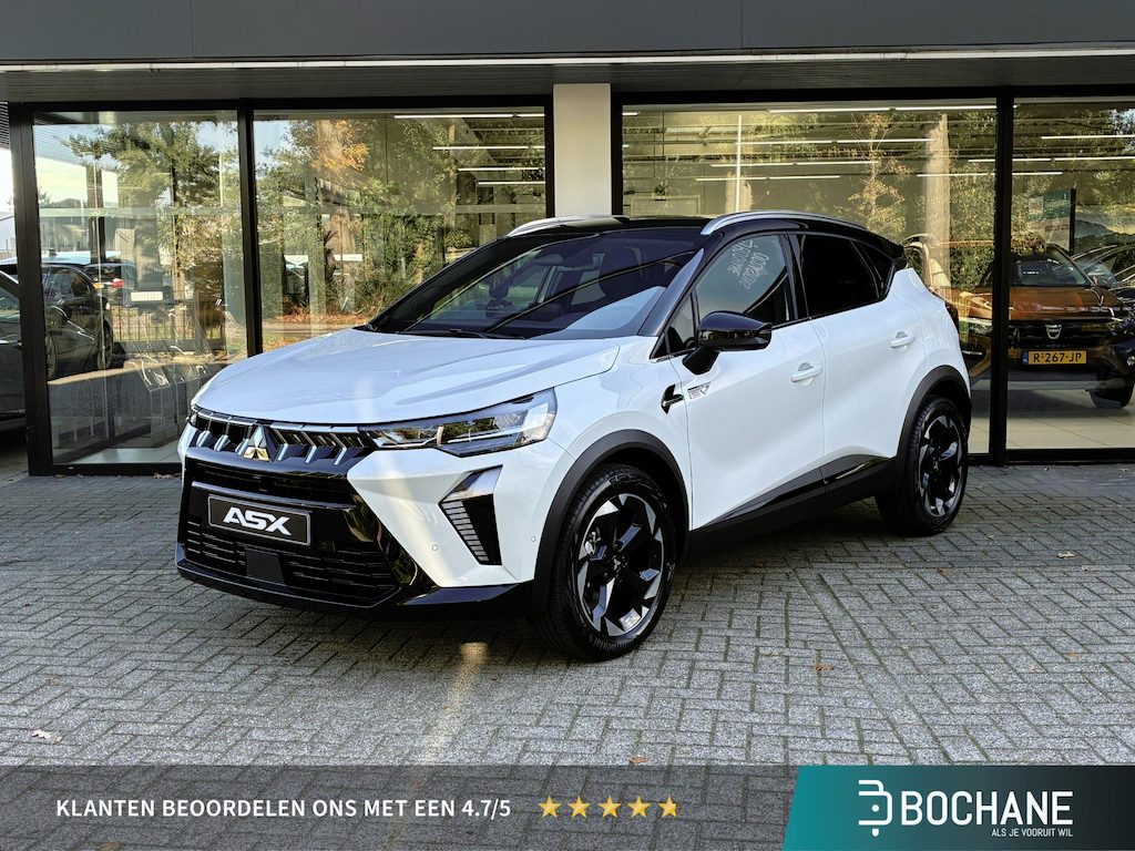 Mitsubishi ASX 1.8 HEV AT Executive NIEUW UIT VOORRAAD LEVERBAAR | 360 graden camera | Parkeersensoren voor- en achter | Climate Control | Navigatiesysteem | Stoel- en stuurverwarming | Achteruitrijcamera | 8 jaar fabrieksgarantie