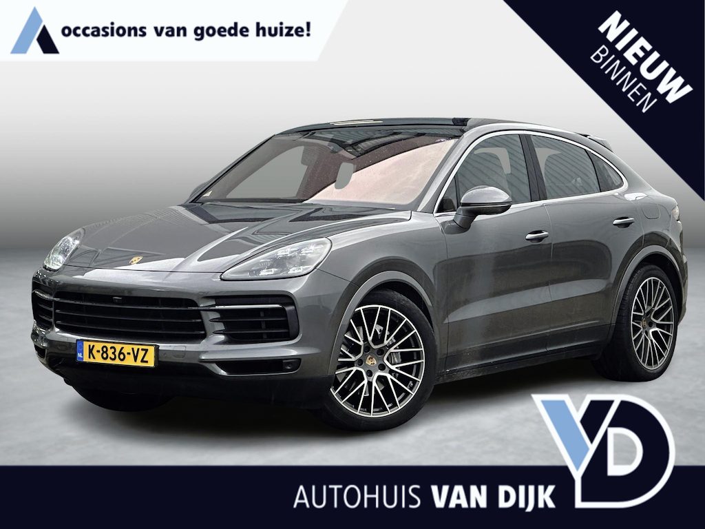 Porsche Cayenne Coupé 3.0 E-Hybrid |NL-Auto|Sportuitlaat|Luchtvering|Soft-Close|21"|Trekhaak elektr.|Achterasbesturing