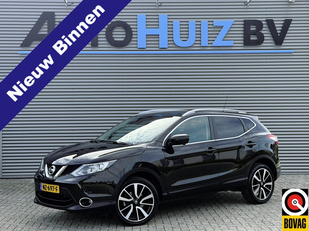 Nissan Qashqai 1.6 163 PK Tekna Panoramadak Leder 19 inch 360 Gr. Camera Stoelverwarming