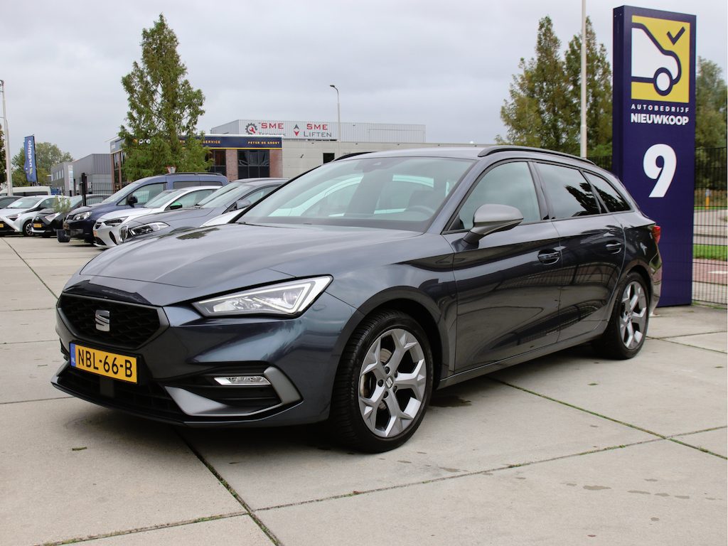 SEAT Leon Sportstourer 1.5 TSI FR Business Intense Automaat, Virtual, Memory, Leder/Alcantara Herfstactie!