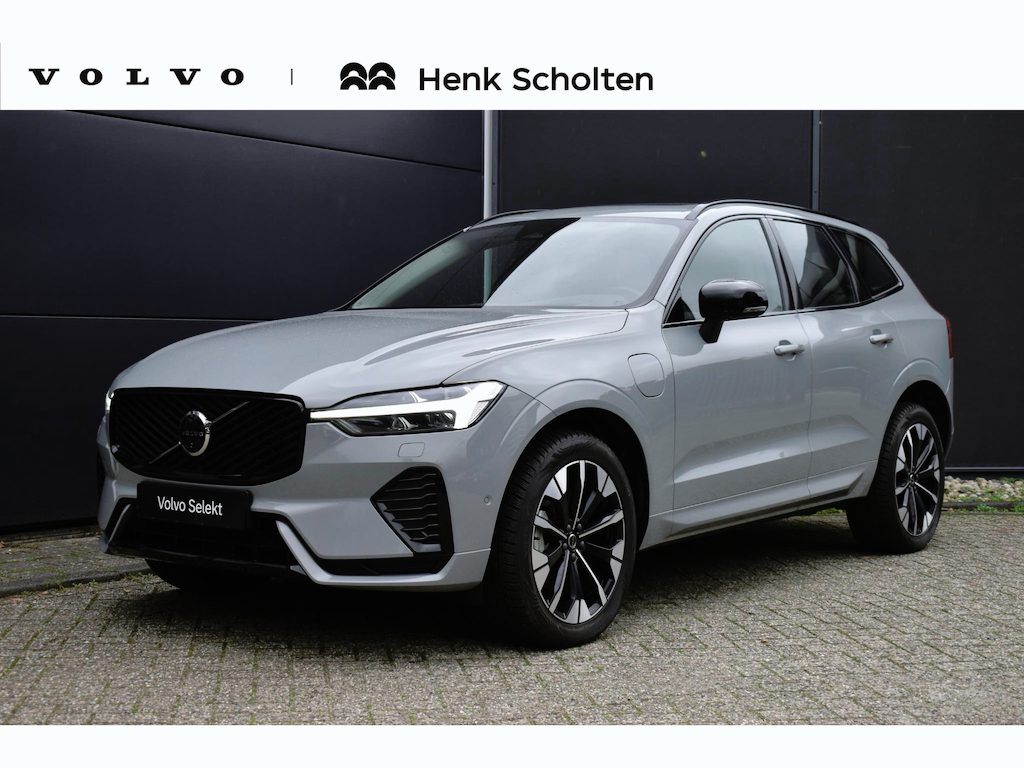 Volvo XC60 T6 Plug-in hybrid AWD Ultra Dark | Luchtvering | Trekhaak | Panoramisch Schuif-/Kanteldak | Verwarmbare voorstoelen en achterbank | Head up display | 360 graden camera | Google Navigatie | BLIS | Adaptieve Cruise Control | Keyless |
