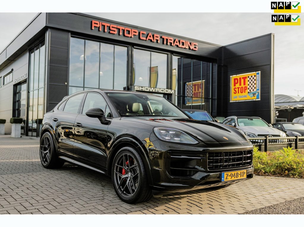 Porsche Cayenne Coupé 3.0 S E-Hybrid, 519pk, *Dark Olive PTS*, 4w-besturing, NL Auto!