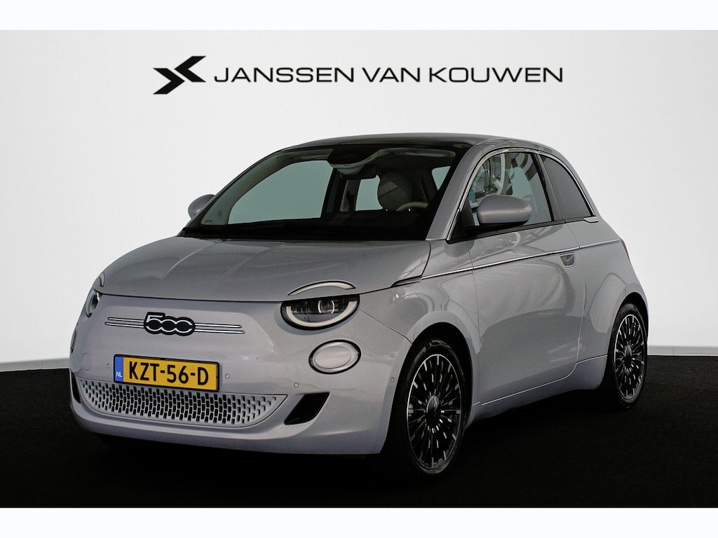 Fiat 500 La Prima 42 kWh Pano Leder Stoelverwarming JBL Camera Apple CarPlay