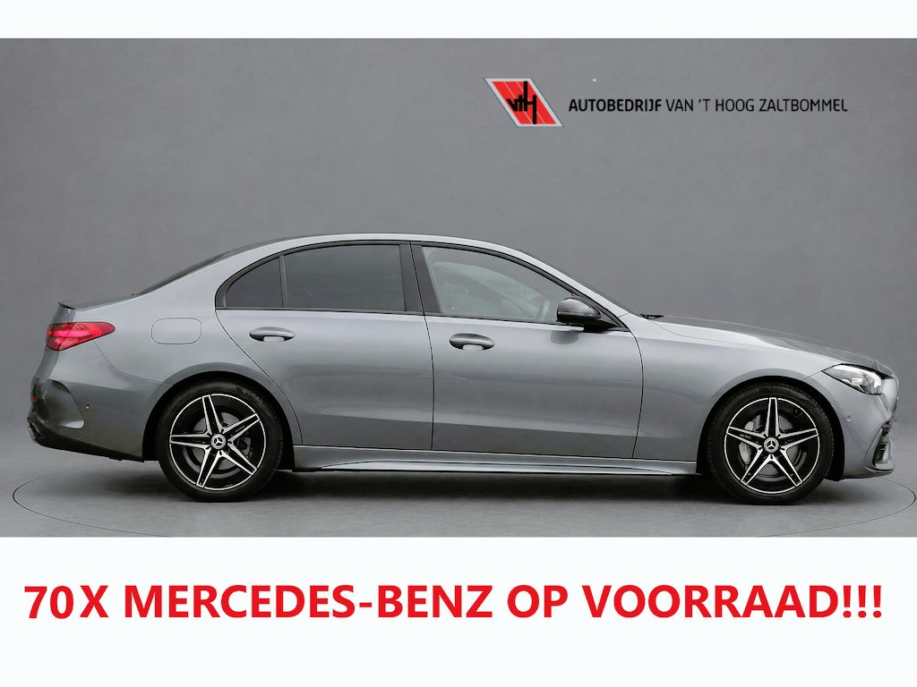 Mercedes-Benz C-klasse 180 AMG LINE NIGHT PAKKET LEDER CARPLAY CAMERA <<NL-AUTO>>