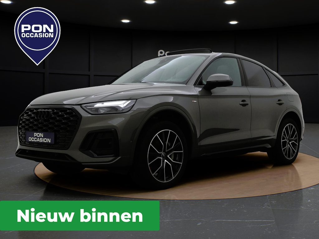 Audi Q5 Sportback 55 TFSI e S-Line Competition 367 PK | Pano dak | Navigatie | Leder | 360 Camera | Elek Achterklep | 20'' |