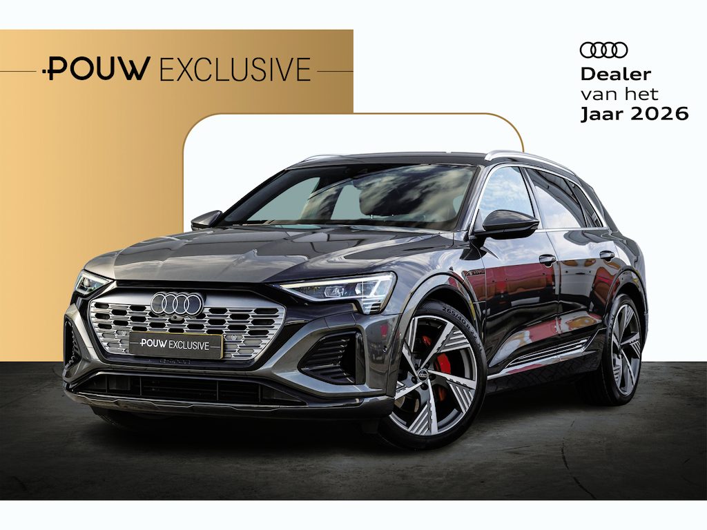 Audi Q8 e-tron 55 408pk quattro S edition 115 kWh | 22'' velgen | Luchtvering | Apple Carplay/Android Auto