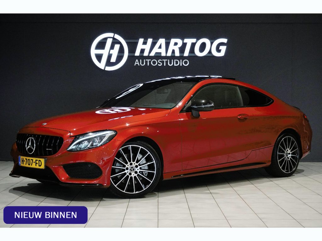 Mercedes-Benz C-klasse Coupé 250 AMG-line 211PK + PANORAMA / CAMERA / STOELVERWARMING