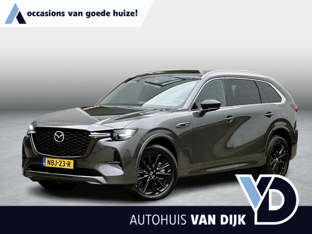 Mazda CX-80 2.5 e-SkyActiv PHEV Exclusive-Line Business Ed. |7-pers.|Carplay|Pano-dak|360° Camera|Leder|Stoelverw.|Adapt.Cruise