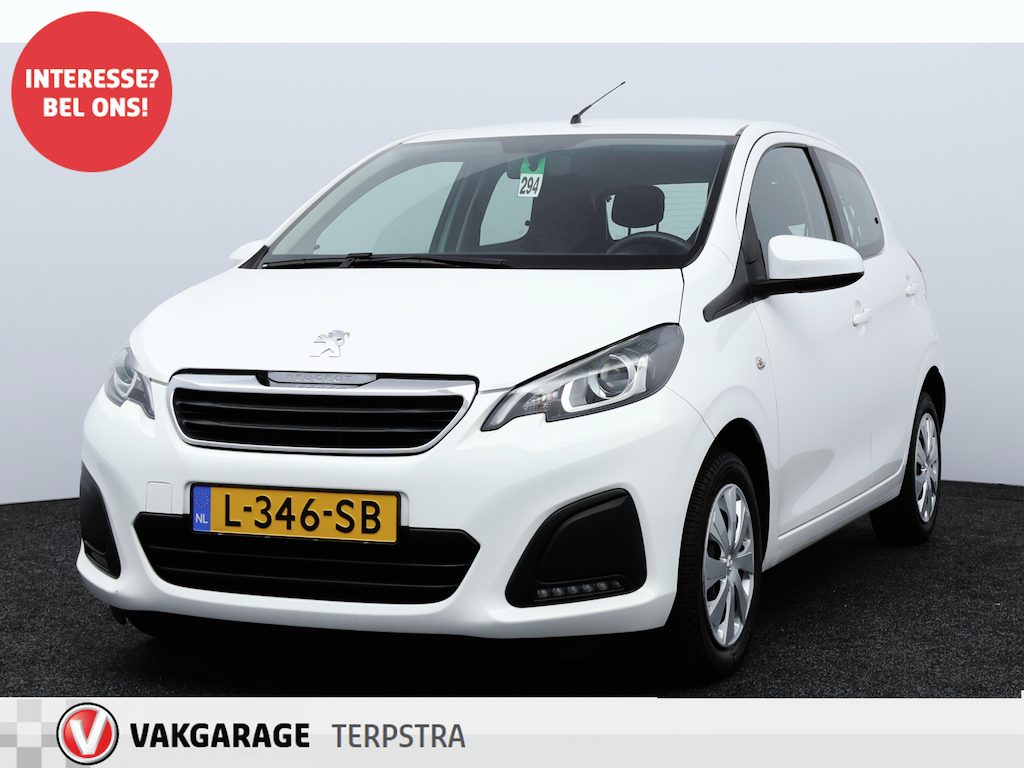 Peugeot 108 1.0 e-VTi Active/ 5-Drs/ DAB+/ Airco/ Bluetooth/ Elek. Ramen/ C.V. Afstand/ Isofix/ Getint glas/ LED Dagrijverl.