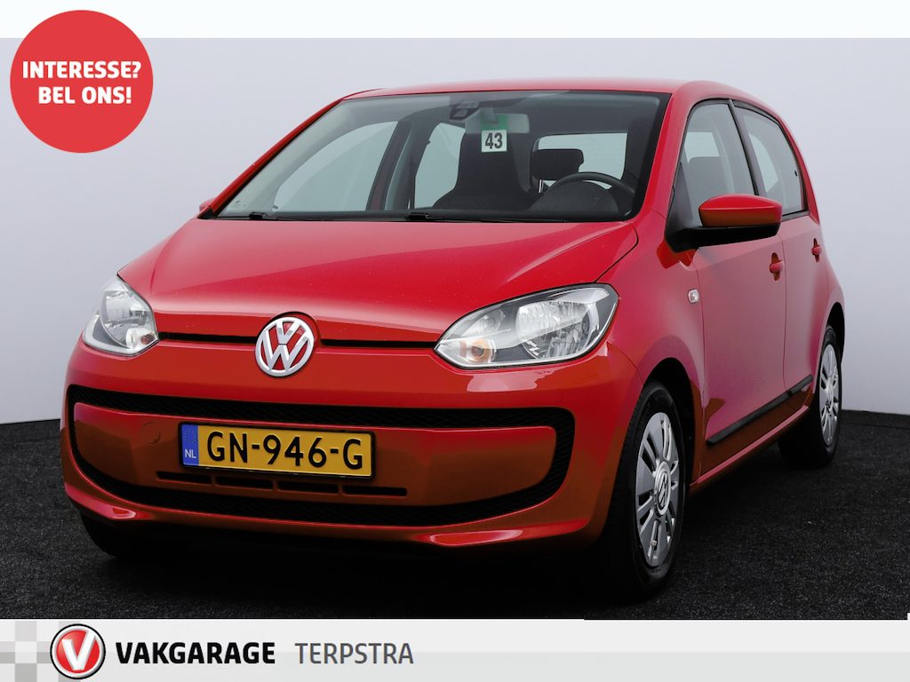 Volkswagen Up! 1.0 move up! BlueMotion/ 5-Drs/ Airco/ C.V. Afstand/ Elek. Ramen/ Isofix/ Radio-CD AUX/ Dagrijverl./ Getint glas.