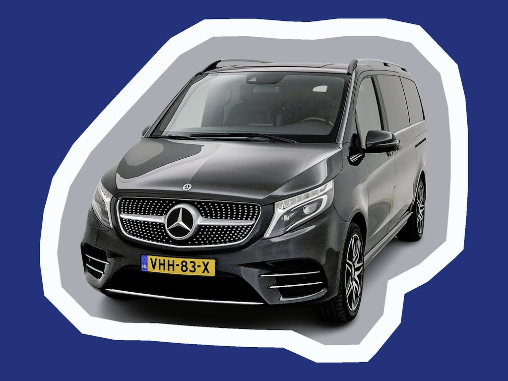 Mercedes-Benz V-klasse 300d Lang DC Avantgarde AMG line Leder Camera Navigatie Trekhaak afneembaar Dubbele cabine