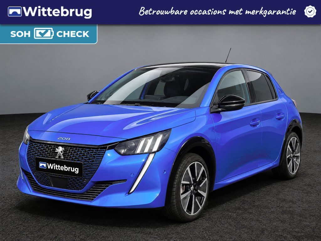 Peugeot e-208 EV GT Pack 50 kWh 50 kWh | Panoramadak | Camera | Alcantara | Keyless Poetser S