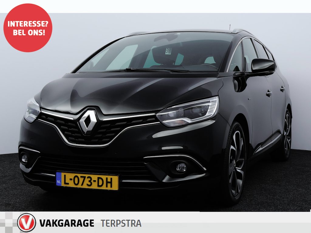 Renault Grand Scenic 1.3 TCe Black Edition/ 7-Persoons!/ Trekhaak/ Virtual Dashb./ 20'' LMV/ Panorama-Dak/ Apple + Android/ Keyless/ Dode-Hoek DET./ Stoelverw./ Leder - Alcantara/ DAB+/ Camera/ Zwarte-Hemel.