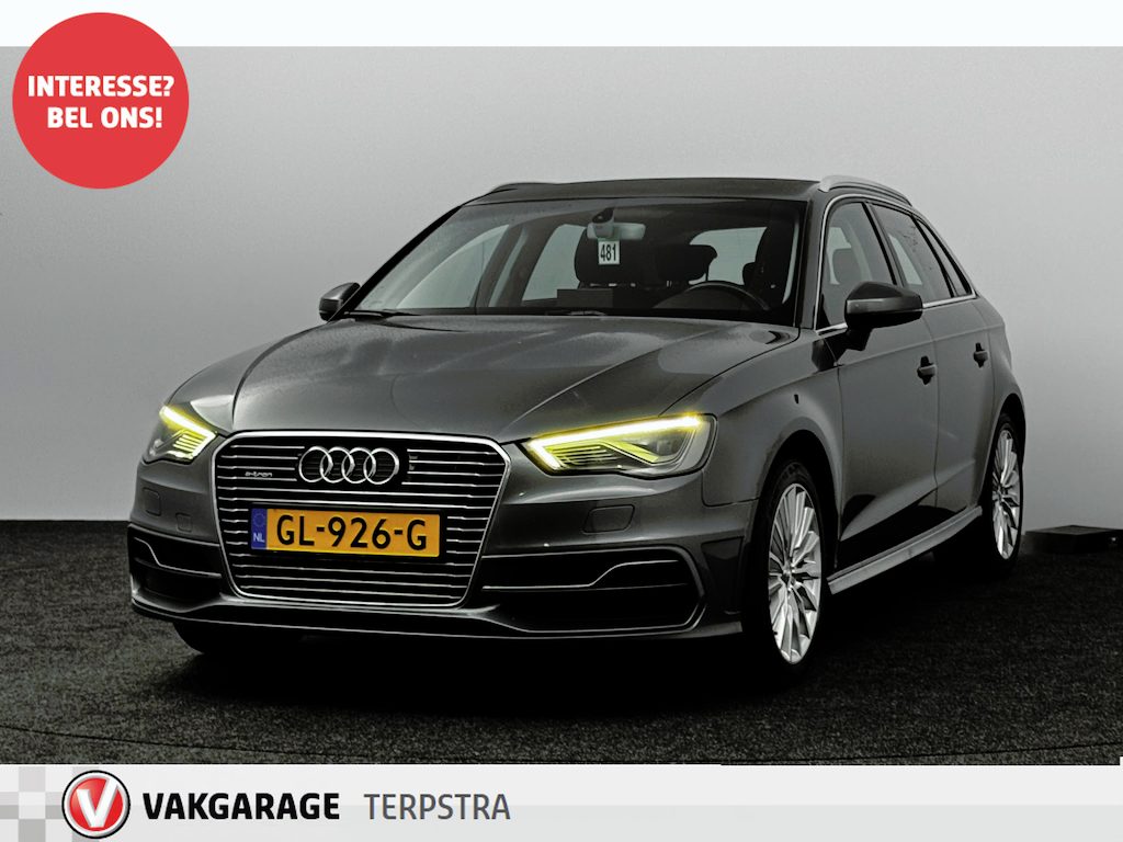 Audi A3 Sportback 1.4 e-tron PHEV Attraction Pro Line plus/ SOH WAARDE 88 %!/ Automaat/ LED Koplampen!/ 17''LMV/ Keyless Go/ Clima/ Navi/ Cruise/ Bluetooth/ Multi.LEDER.Stuur/ Elek.Pakket/ Isofix/ PDC Achter.