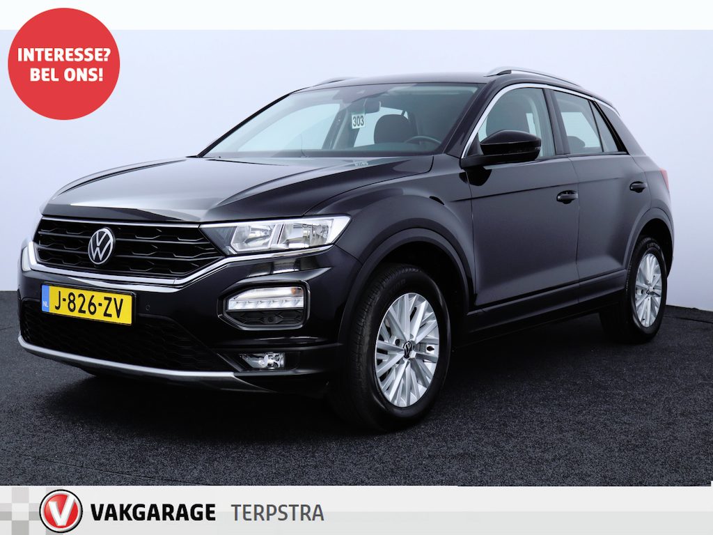 Volkswagen T-Roc 1.5 TSI Style Business/ Trekhaak/ Elek. Kofferklep/ Apple + Android/ DAB+/ Navi/ Airco/ Adaptive Cruise/ Lane-Assist./ Elek. pakket/ Isofix/ Bluetooth/ Multi. LEDER. Stuur/ 16'' LMV/ Mistl./ PDC/ LED Dagrijverl.