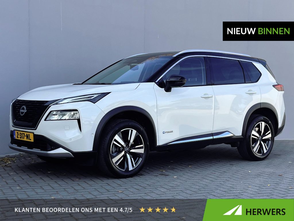 Nissan X-Trail 1.5 e-Power Tekna / Elektrisch schuifdak / Stoelverwarming voor en achter / Adaptieve cruise control / 360 Graden camera / Elektrische achterklep