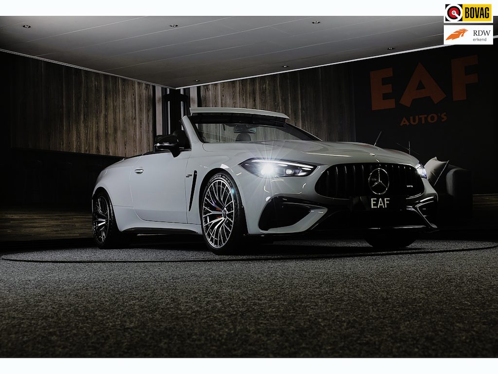 Mercedes-Benz CLE Cabriolet AMG 53 4MATIC+ / Performance Stoelen / Acc / Verkoeling / Memory / Burmester / Head Up / 360 Camera