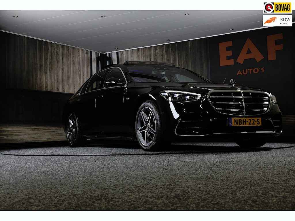 Mercedes-Benz S-klasse 580 e 4MATIC Lang AMG Line / Chauffeurspakket Plus / Massage / Koptelefoons / Head Up / Pano / 360 Camera