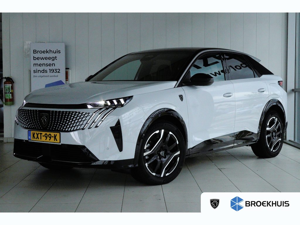 Peugeot E-3008 GT 73 kWh | SOH 94% | Adapt. Cruise | Stoel+Stuurverwarming | Elektr. klep | Keyless | Navi | Trekhaak | Matrix | Carplay |