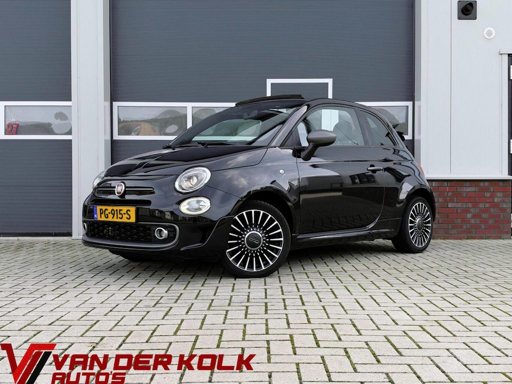 Fiat 500 0.9 TwinAir Turbo Sport Cabrio | Half leder | Navigatie | Bluetooth | DAB | Sensoren | Lichtmetaal