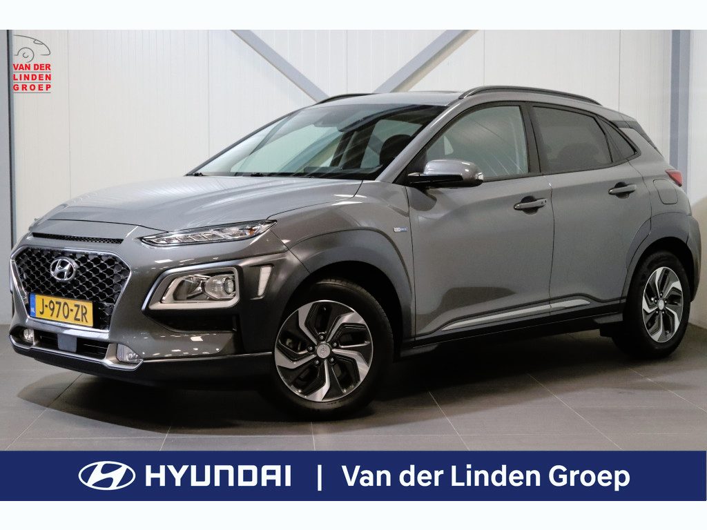 Hyundai Kona 1.6 GDI HEV Fashion Sky|HUD|16"|Krell|Schuif-kanteldak|Navi|Camera|Rijklaar|