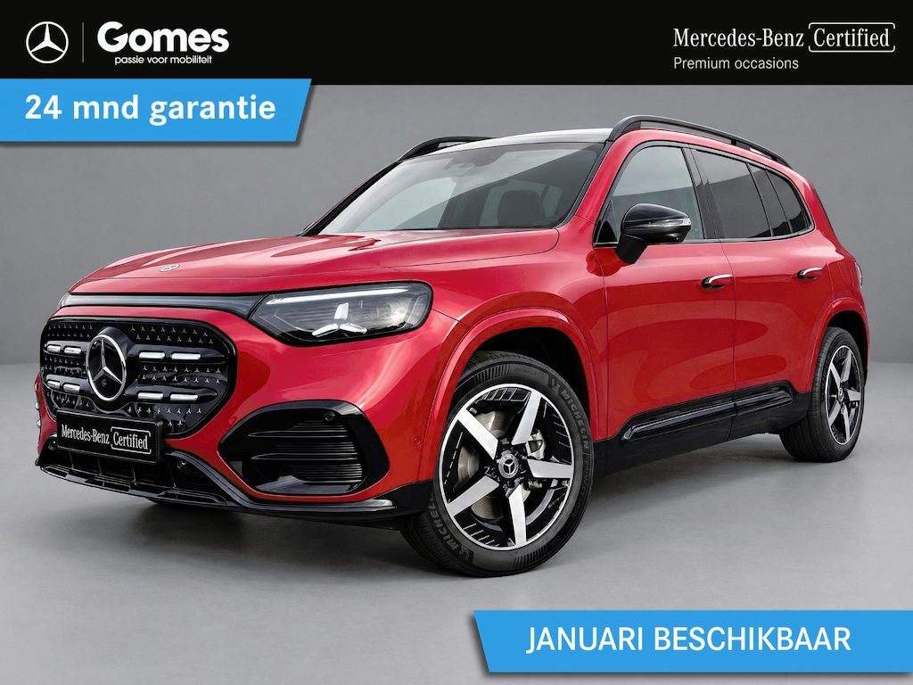 Mercedes-Benz GLB 250+ Business Solution AMG | Premium Pakket | Night Pakket | Panoramadak | MBUX Superscreen | Adaptieve Cruise Control | Dodehoekassistent | Verkeersbordenassistent | Adaptieve Grootlichtassistent | AC Laadsysteem tot 22 kW | Elektrisch Verstelbare Stoelen + Memory | Stoelverwarming | Sfeerverlichting | Elektrische Achterklep | Achteruitrijcamera