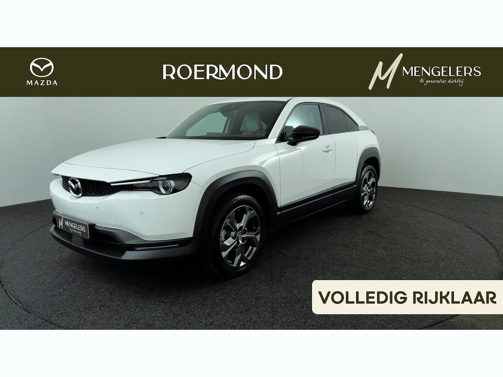 Mazda MX-30 e-SkyActiv 145 Comfort 36 kWh | NL-Auto | SoH 93% | Navigatie | Camera | Climate Control | Adaptieve Cruise Control | Stuurwiel en Stoel Verwarming | LM-velgen | Parkeersensoren | Dealer onderhouden |