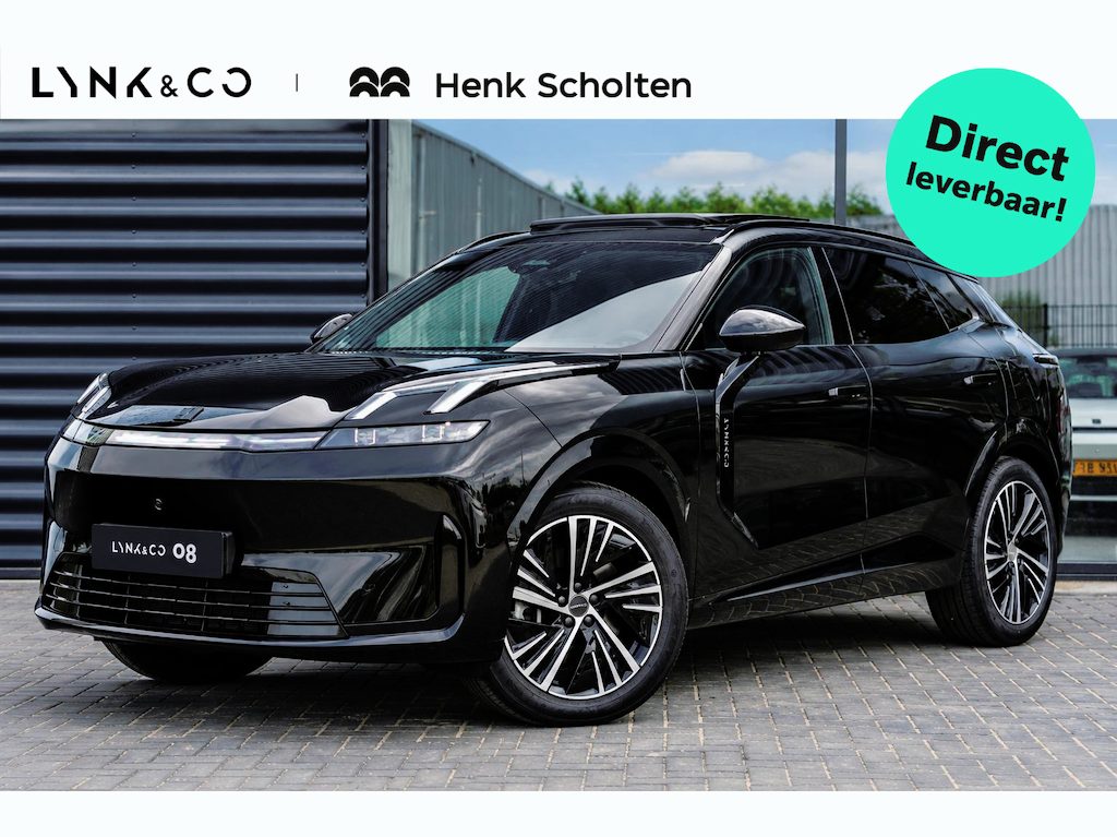 Lynk & Co 08 1.5 Business Edition | 200km Hybride | High Beam LED | Panoramadak | 360° Camera | 19 inch velgen | Stoelverwarming | Akoestisch glas | Bestuurdersstoel met geheugen | Sfeerverlichting | Apple Carplay | Dodehoekassistent | Adaptive Cruise Contol | Keyless Entry