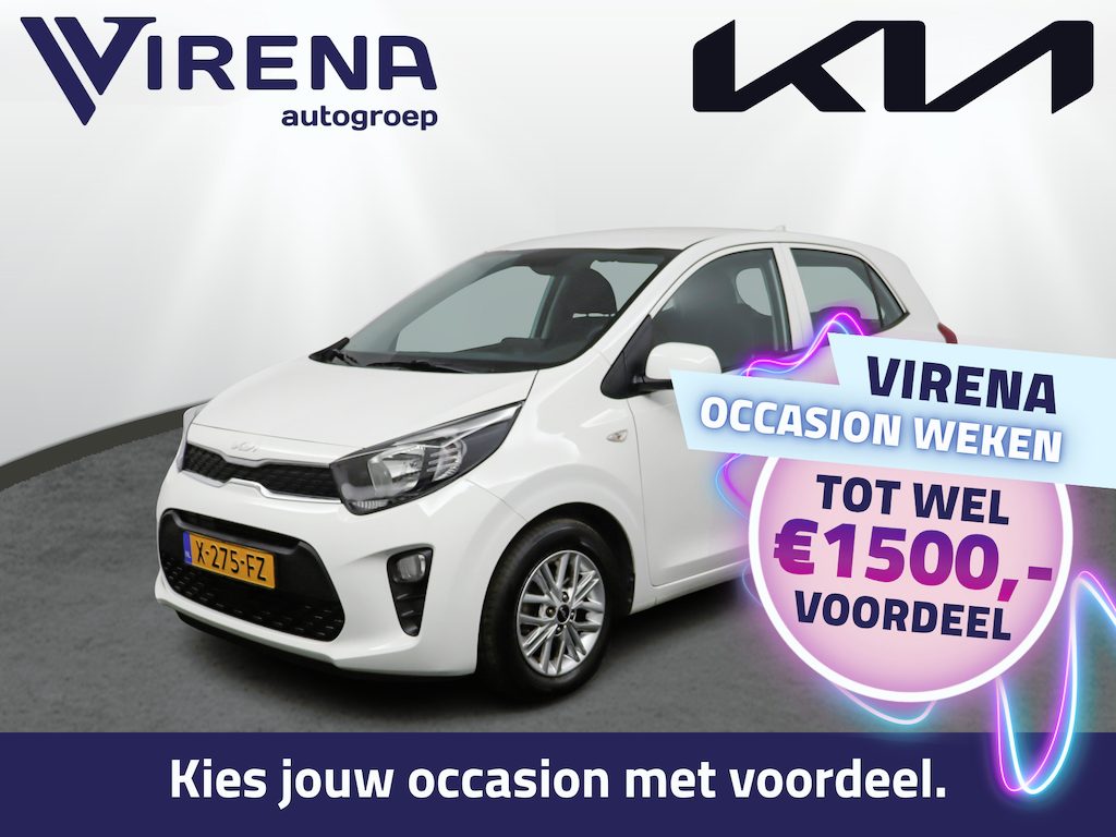 Kia Picanto 1.0 DPi DynamicLine - Airco - Cruise Control - Lichtmetalen Velgen - Cruise Control - Apple/Android Carplay - Fabrieksgarantie Tot 2030