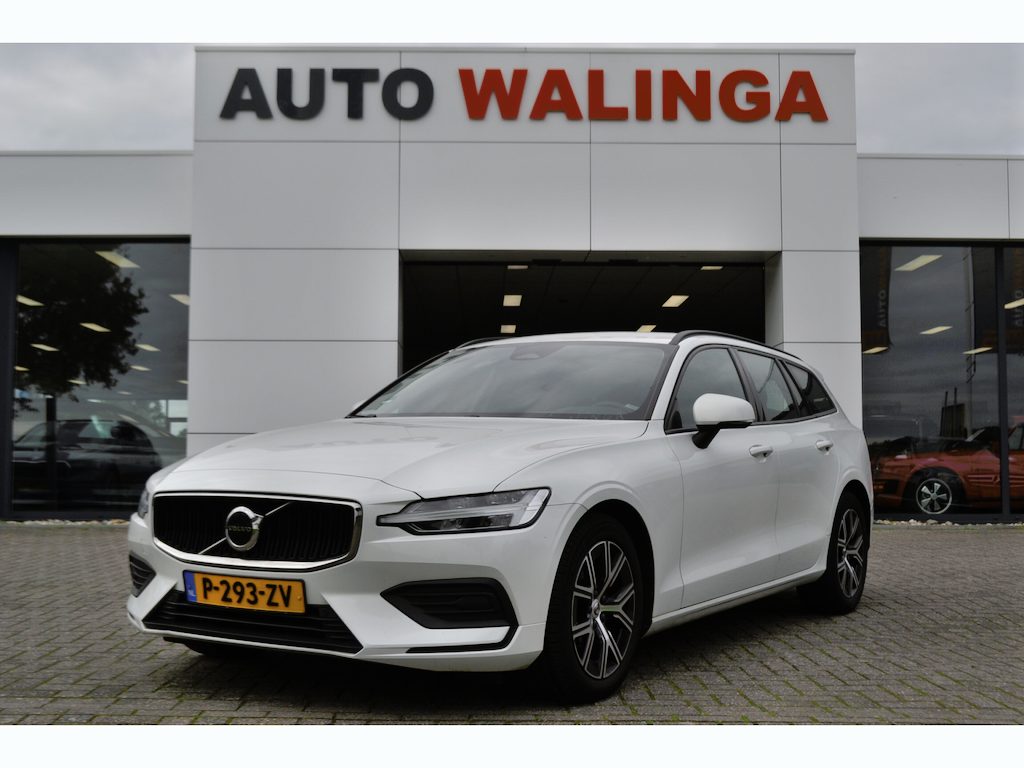 Volvo V60 2.0 B3 Essential | Carplay | Google Navi | Adap. Cr. | Draadloos Laden | Metallic Wit!