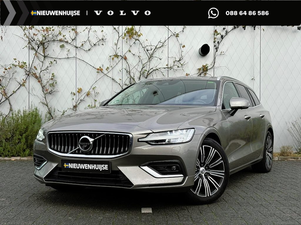 Volvo V60 2.0 B4 Inscription | Trekhaak | Harman Kardon Audio | 360 Graden Camera | Keyless Entry | Elektrische Achterklep | Elektrisch Verstelbare Voorstoelen | Stoelverwarming | Cruise Control Adaptief | BLIS | Navigatie | Apple Carplay | Android Auto