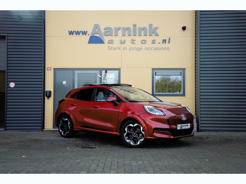 Ford Puma Gen-E 43 kWh Premium panoramadak, lederen bekleding, winterpack, 360 graden camera, matrix koplampen