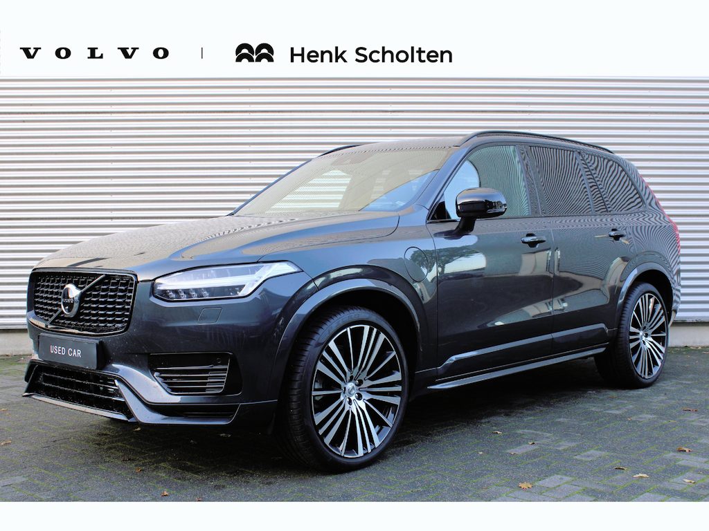 Volvo XC90 2.0 T8 Recharge AWD R-Design | SOH 92% | Luchtvering Voor En Achter Met FOUR-C Settings | Parkeerverwarming Met Timer | Head-Up Display | Gelamineerde Zijruiten En Achterruit | Elektrisch Glazen Schuif-/Kanteldak | Bowers & Wilkins Audiosysteem | Achterbank Verwarmd | Keyless Entry | Keyless Start |