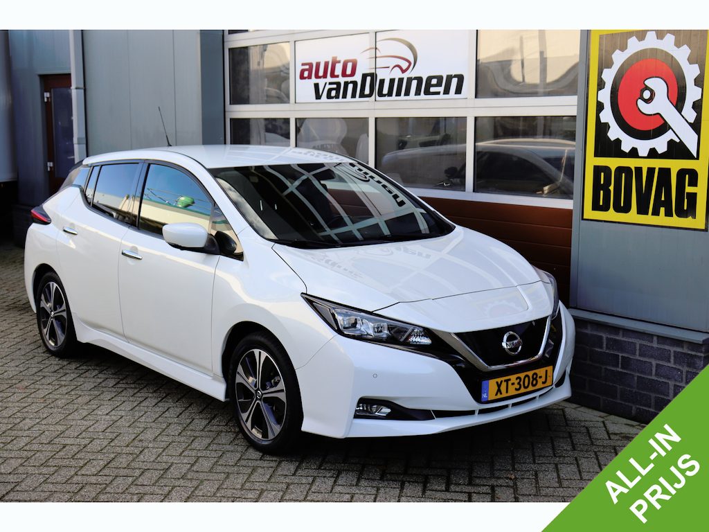 Nissan Leaf Tekna 40 kWh O.a: Key-Less, Camera, PDC, Accu 91% SOH, Stoelverw., Etc..   Rijklaar! All-in prijs!
