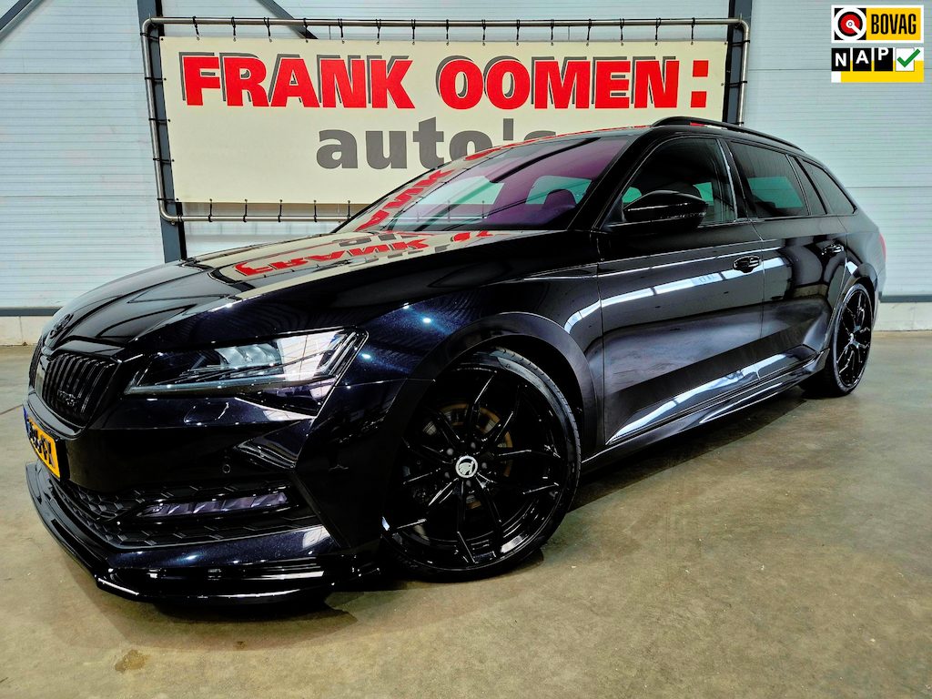Skoda Superb Combi 1.5 TSI 150PK ACT Sportline Business + NAP|Pano|Trekhaak|Matrix|20"LMV|Memory|Virtual|Leder/Alcantara|Sfeerverl