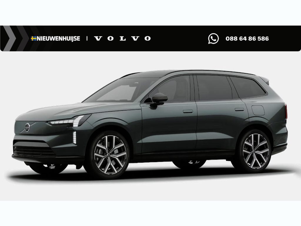 Volvo EX90 Twin Motor Ultra Executive Edition 7p. 106 kWh | 800 V | Bowers & Wilkins | Soft Close Deuren | Luchtvering | 22" | Elektrochromatisch panoramadak | Massage | HD Pixel Led | Gelamineerd Glas | Head-up Dislpay | Elektrisch verstelbare stuurkolom |